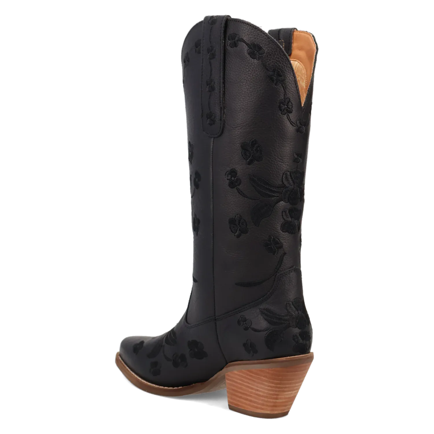Los Altos Boots Boots Women's Love Bug Leather Snip Toe Boots Black Color - Dingo