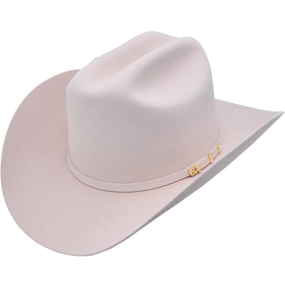 Los Altos Boots Hats 6 5/8 / 3 1/2 6X Felt Cowboy Hat Beige Color - Serratelli