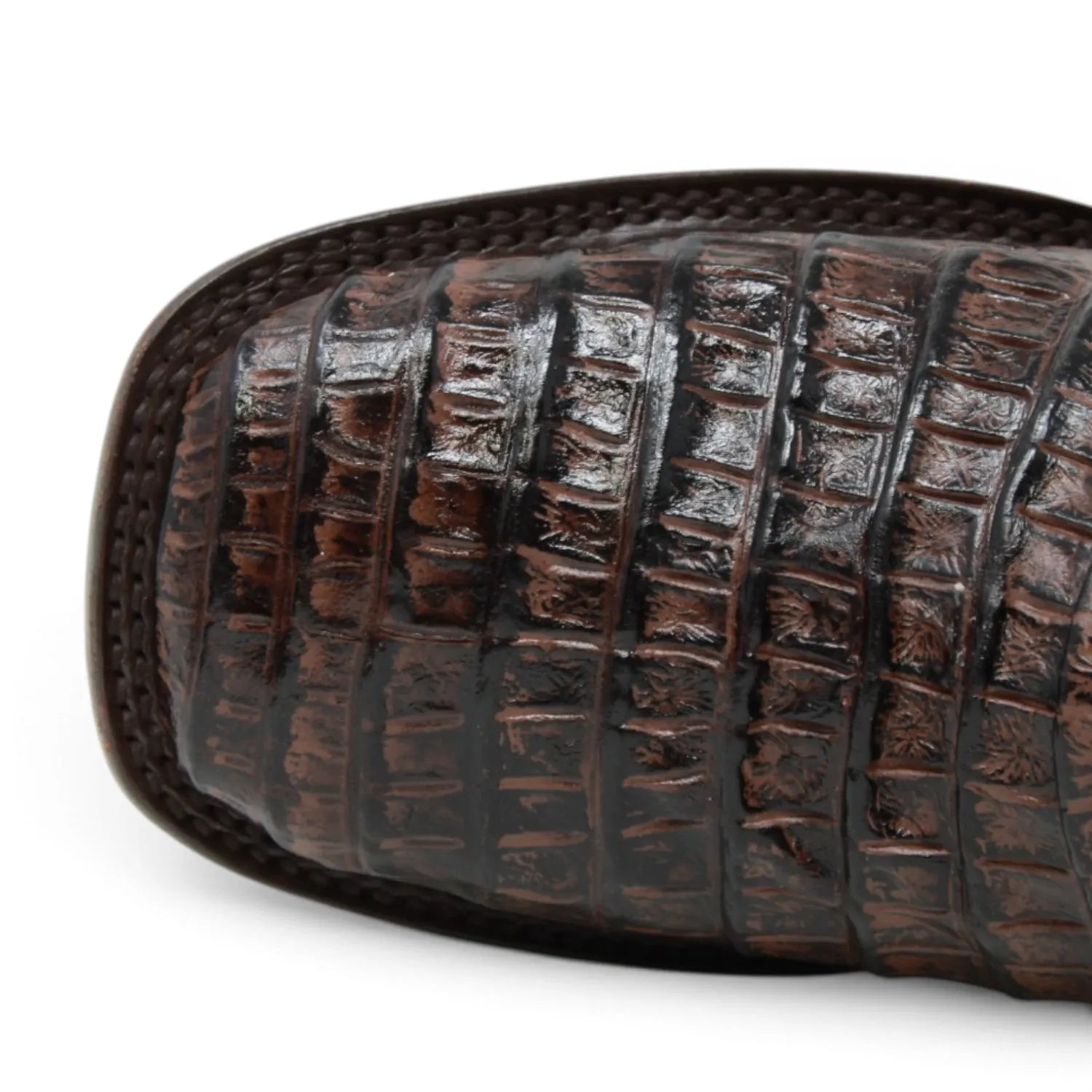 Quincy Boots Botines Quincy Men´s Caiman Hornback Print Square Toe Ankle Boots