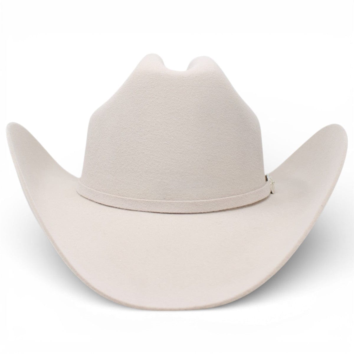 Black Stone 100X Felt Cowboy Hat Joan Sebastian Style - Beige - Front View