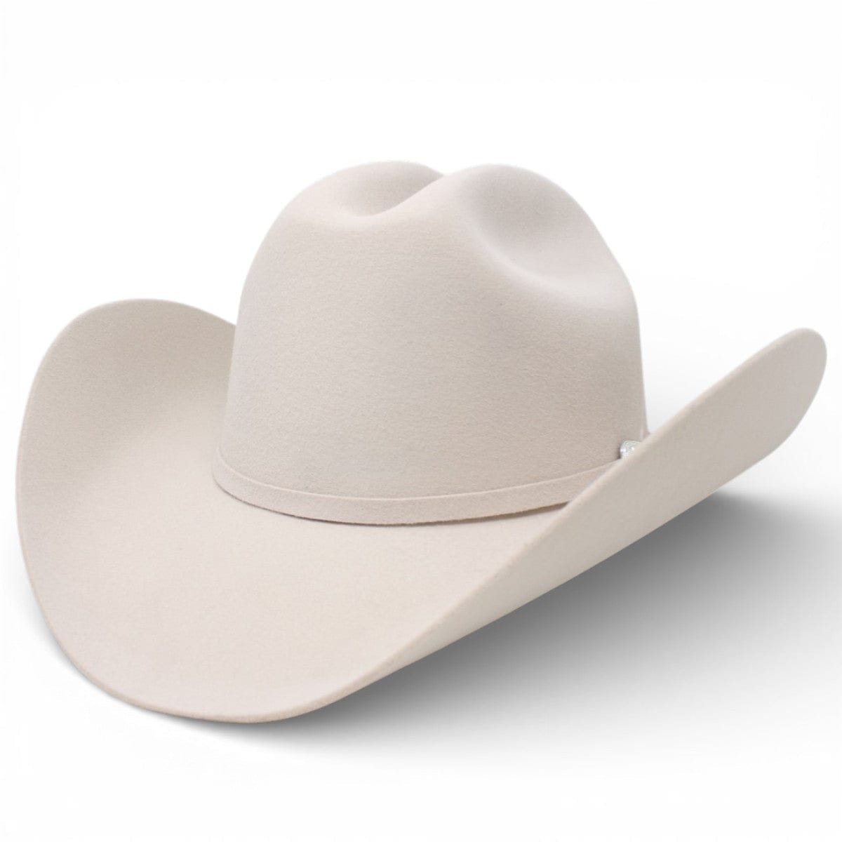 Black Stone 100X Felt Cowboy Hat Joan Sebastian Style - Beige - Side View