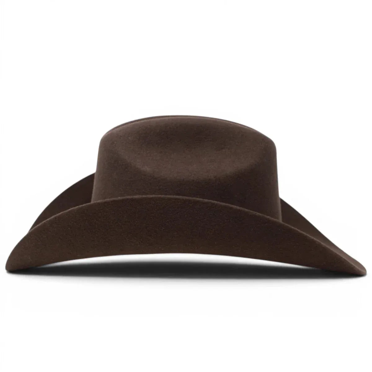 Black Stone 100X Felt Cowboy Hat Joan Sebastian Style - Choco Brown - Right Side View