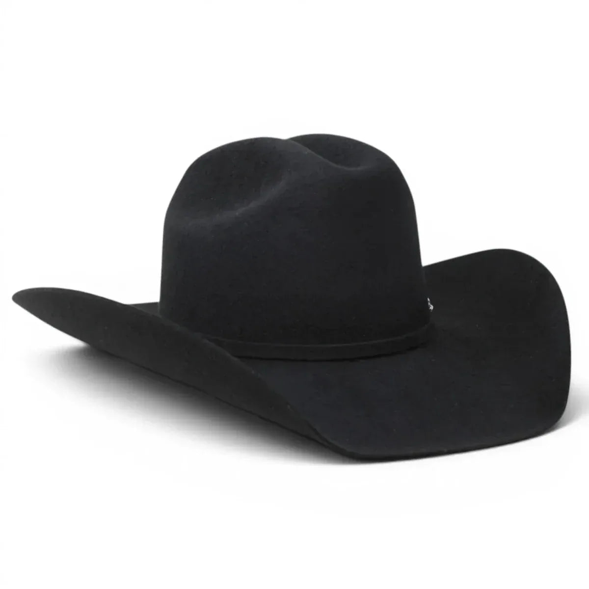 Blackstone 100X Felt Cowboy Hat Texas Style - Black - Side View