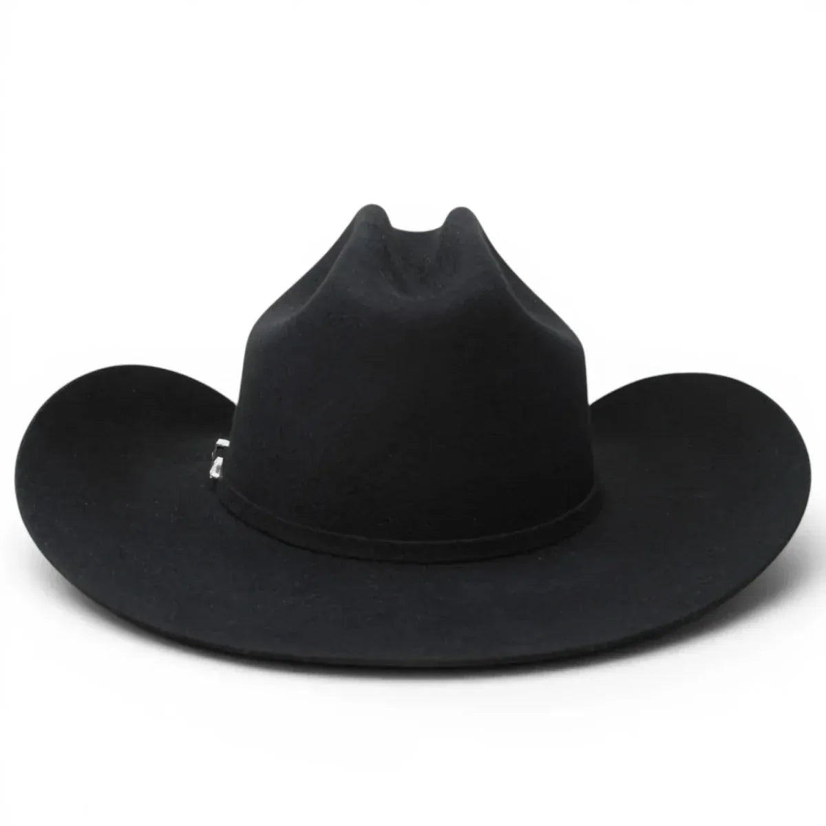 Blackstone 100X Felt Cowboy Hat Texas Style - Black - Back View
