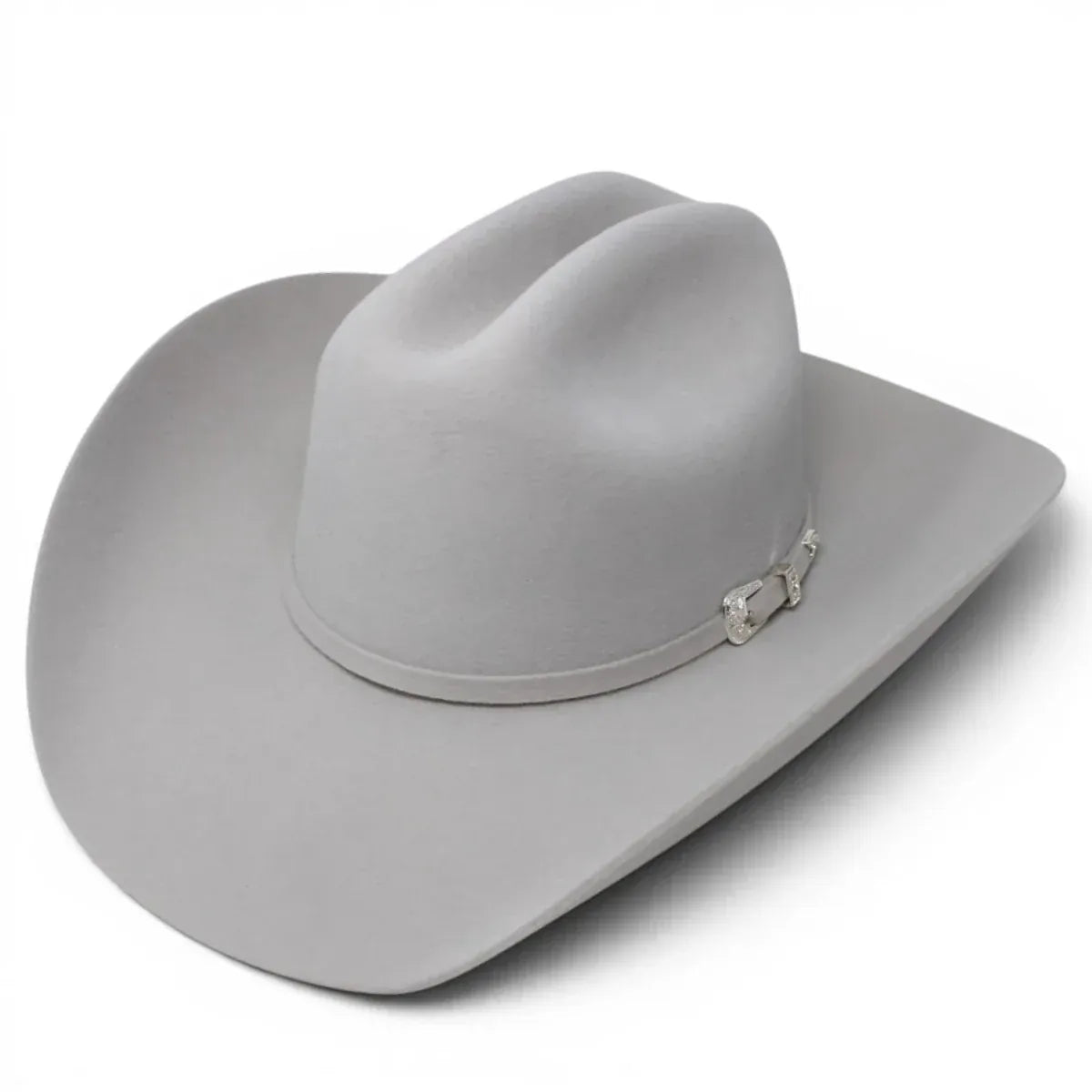 Blackstone 100X Felt Cowboy Hat Texas Style - Grey - Side View