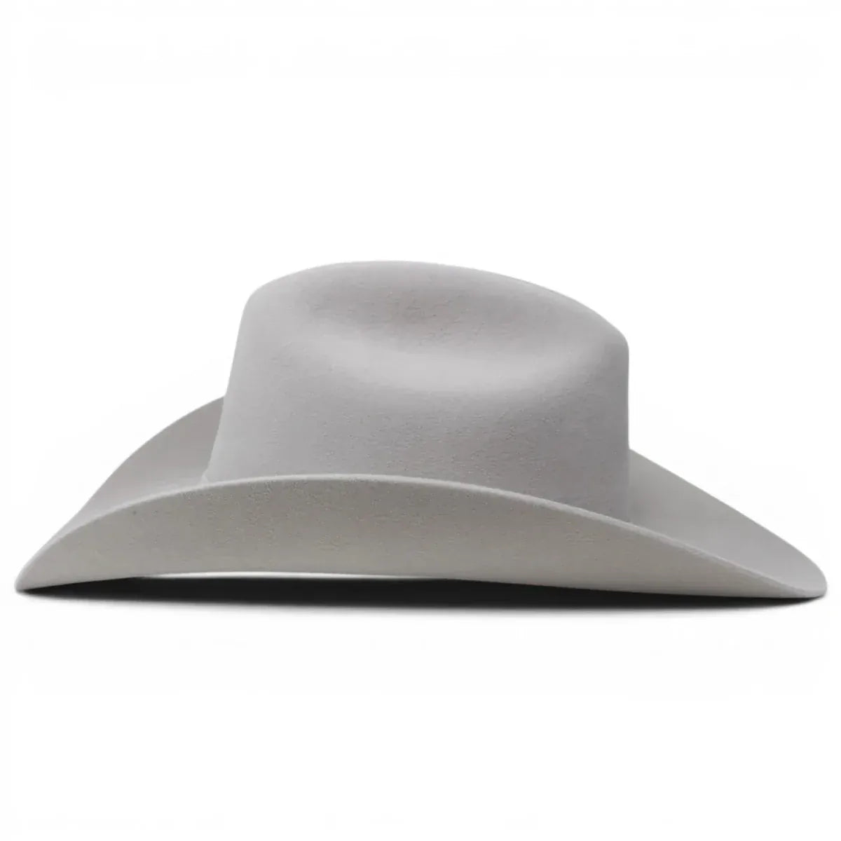 Blackstone 100X Felt Cowboy Hat Texas Style - Grey - Left Side View
