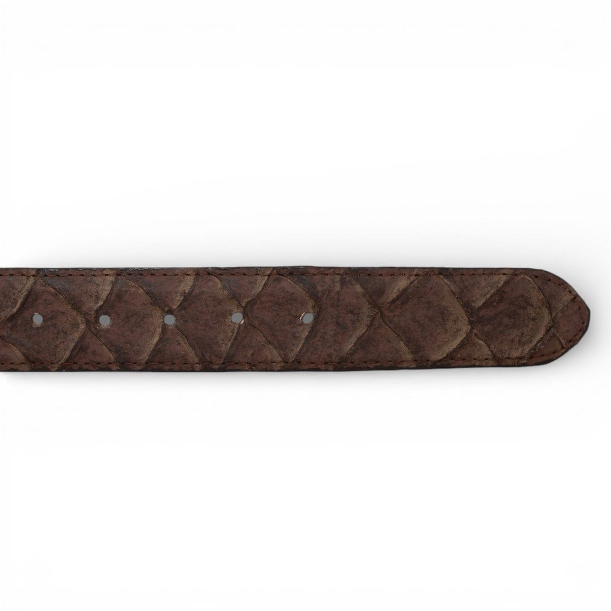 Tanner Mark Boots Belts Genuine Leather Piraruccu Print Texas Metal Buckle Belt Brown Color - Tanner Mark Boots