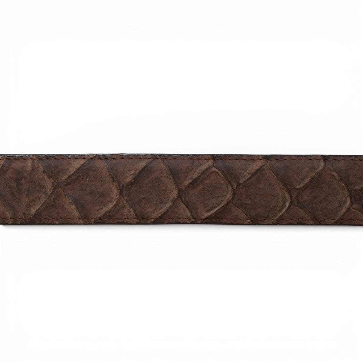 Tanner Mark Boots Belts Genuine Leather Piraruccu Print Texas Metal Buckle Belt Brown Color - Tanner Mark Boots