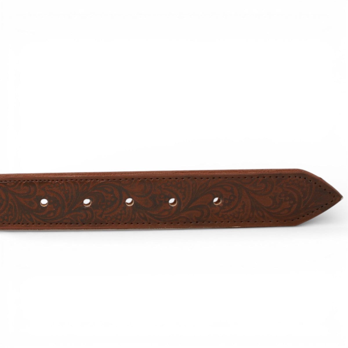 Tanner Mark Boots Belts Genuine Tooled Leather Women´s Belt Honey Color - Tanner Mark Boots