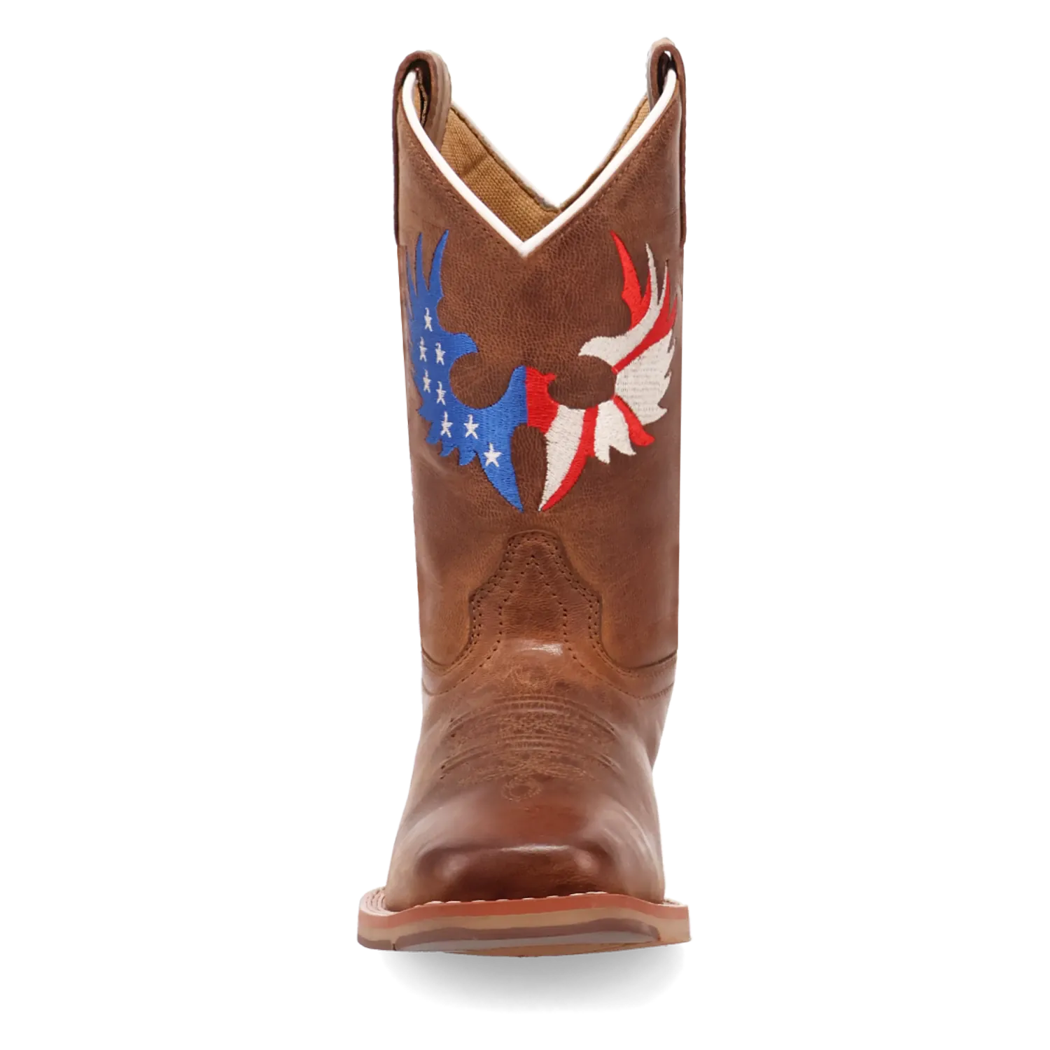 Tanner Mark Boots Boots Dan Post Kid´s Freedom Flight Leather Wide Square Toe Boots - Tan