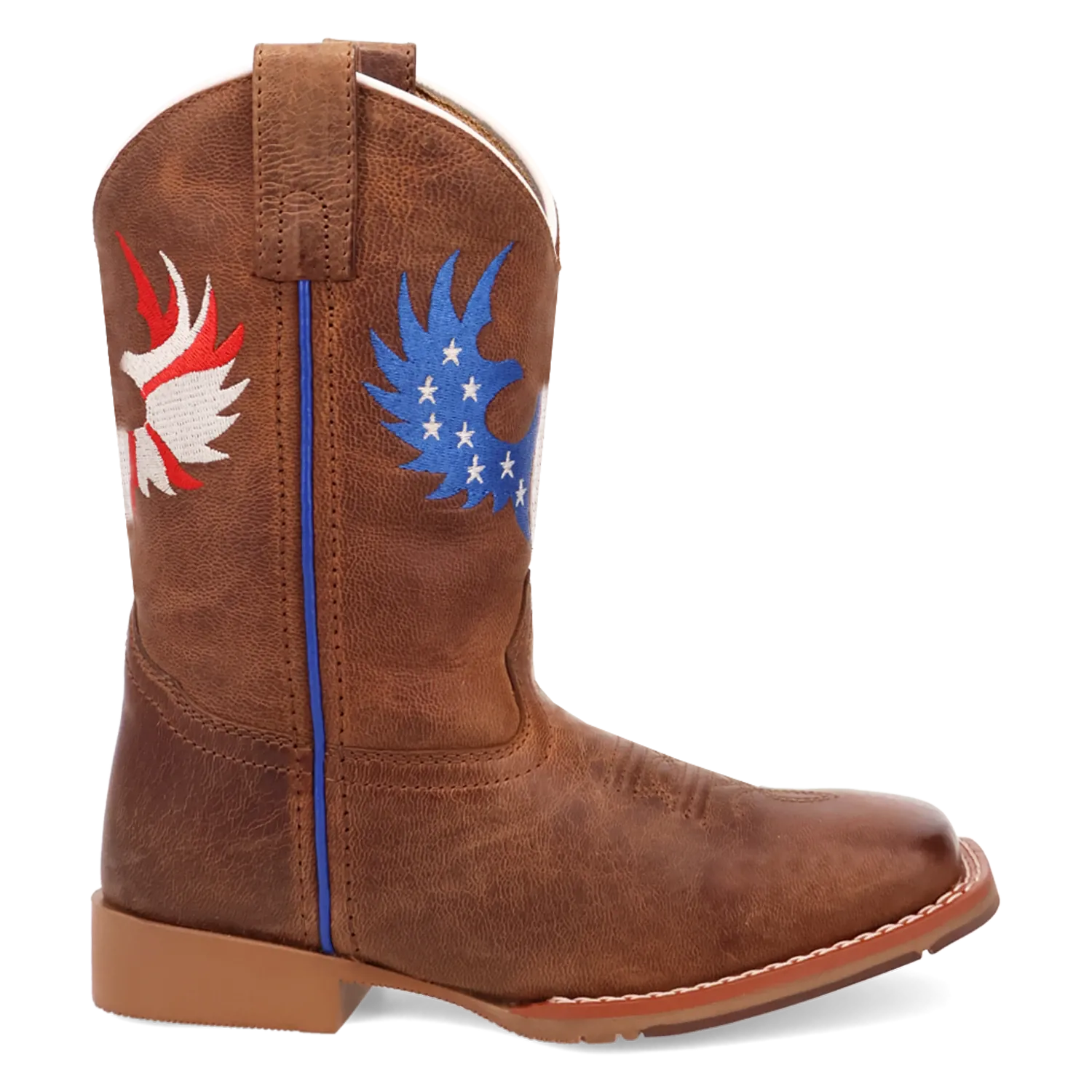 Tanner Mark Boots Boots Dan Post Kid´s Freedom Flight Leather Wide Square Toe Boots - Tan