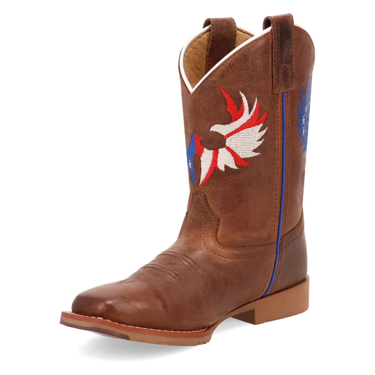 Tanner Mark Boots Boots Dan Post Kid´s Freedom Flight Leather Wide Square Toe Boots - Tan