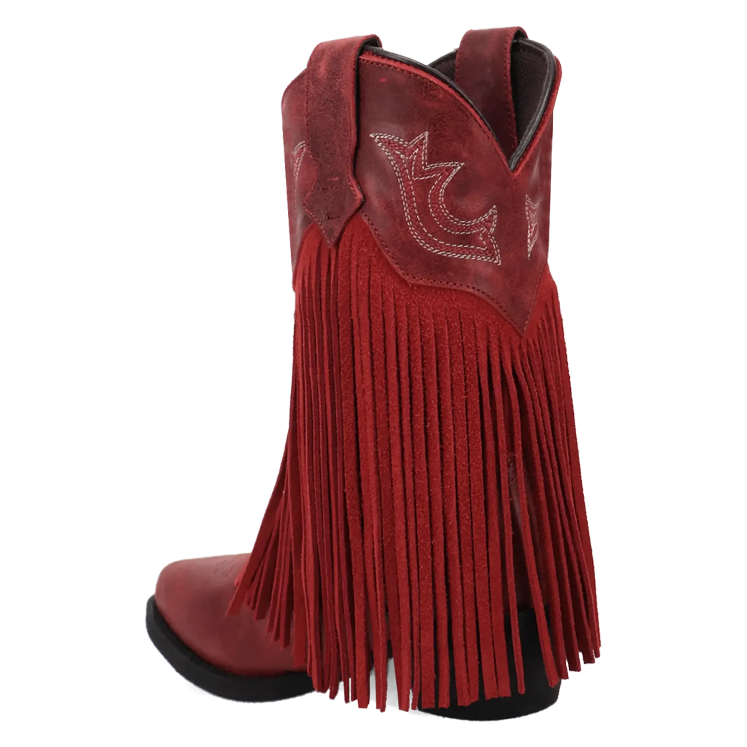 Tanner Mark Boots Boots Dan Post Kid´s Happy Trails Leather J Pointed Toe Boots - Red