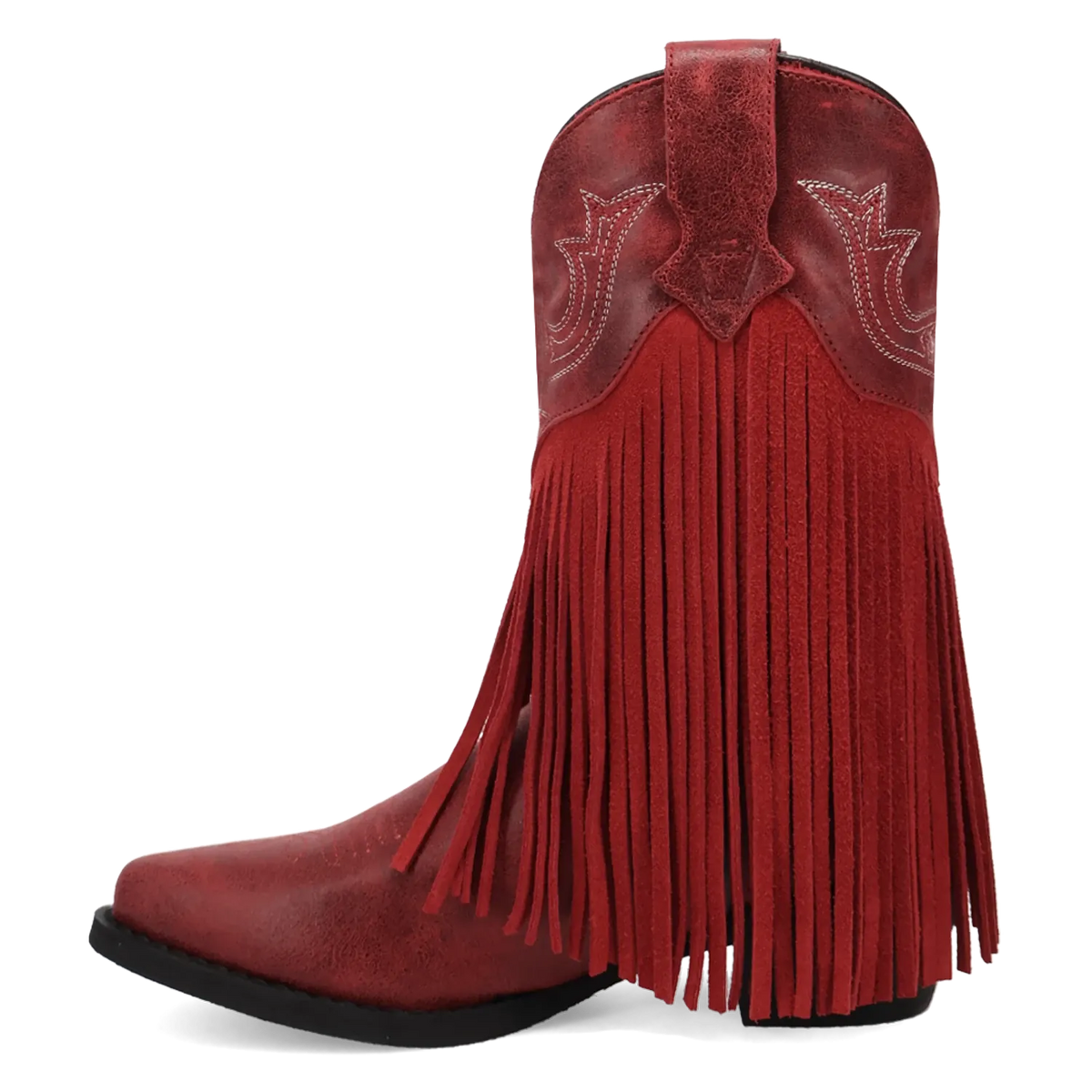 Tanner Mark Boots Boots Dan Post Kid´s Happy Trails Leather J Pointed Toe Boots - Red