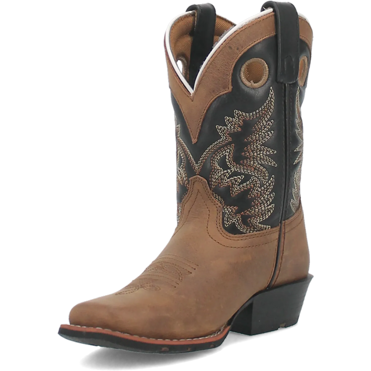 Tanner Mark Boots Boots Dan Post Kid´s Rascal Leather Wide Square Toe Boots - Aged Bark