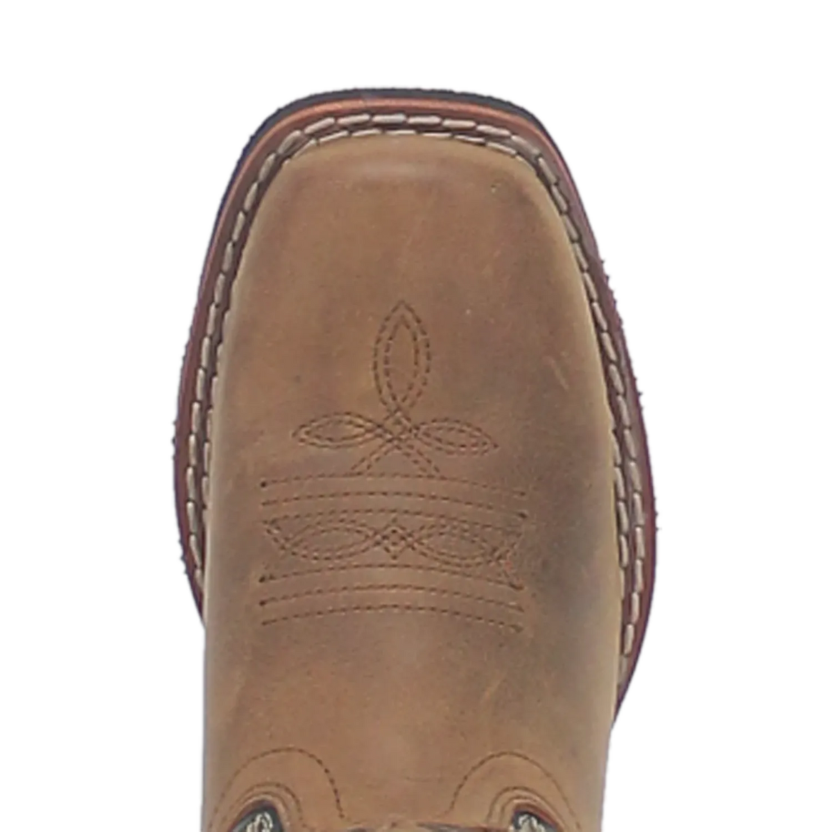 Tanner Mark Boots Boots Dan Post Kid´s Rascal Leather Wide Square Toe Boots - Aged Bark