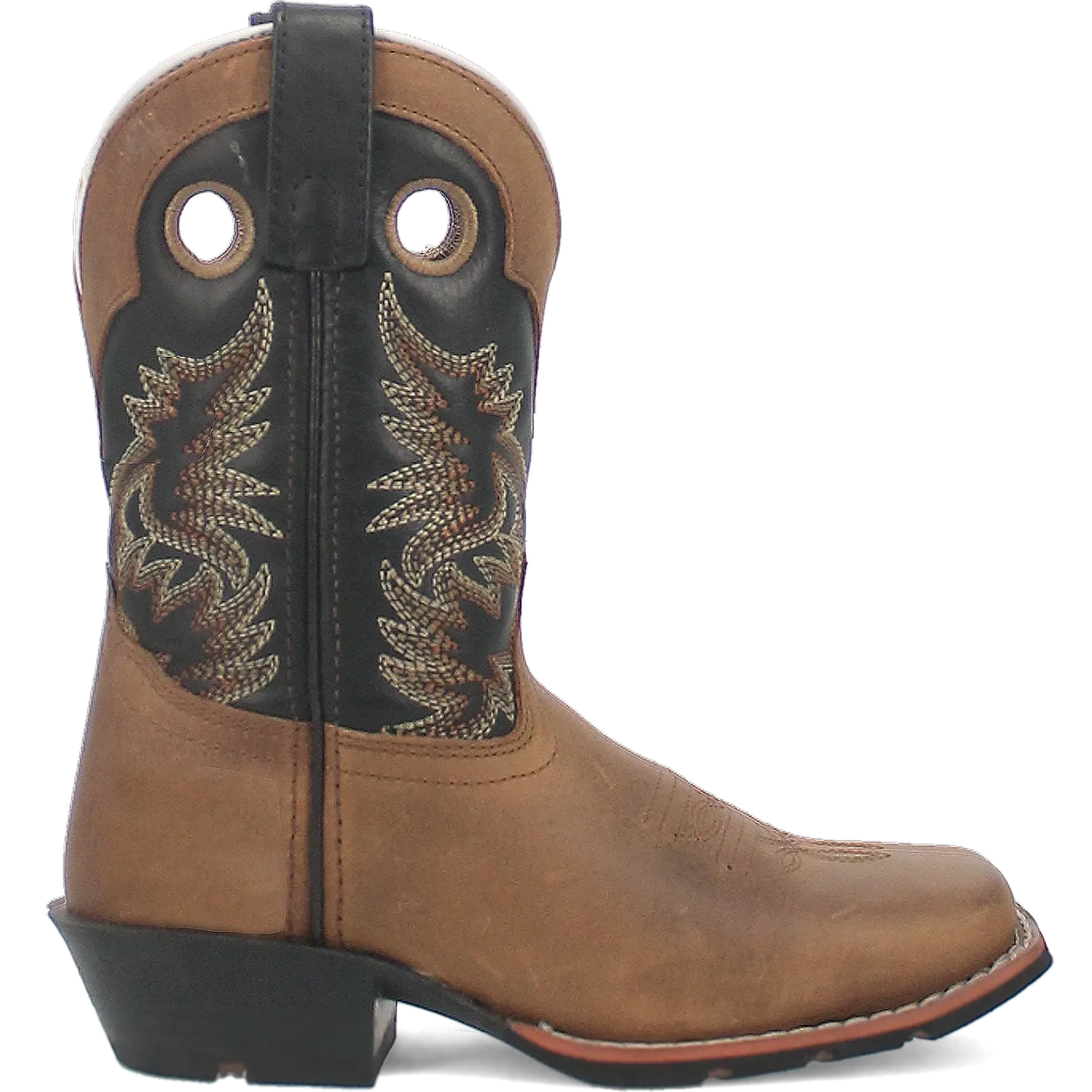 Tanner Mark Boots Boots Dan Post Kid´s Rascal Leather Wide Square Toe Boots - Aged Bark