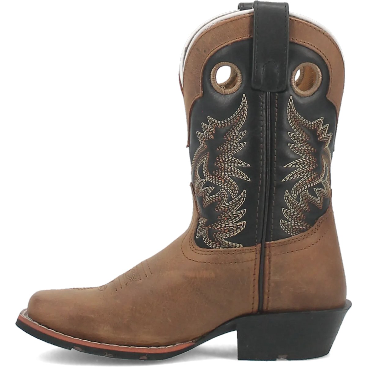 Tanner Mark Boots Boots Dan Post Kid´s Rascal Leather Wide Square Toe Boots - Aged Bark