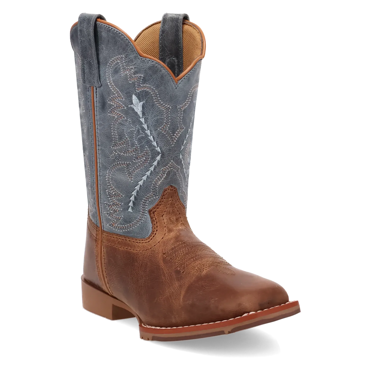 Tanner Mark Boots Boots Dan Post Kid´s Salina Leather Wide Square Toe Boots - Tan