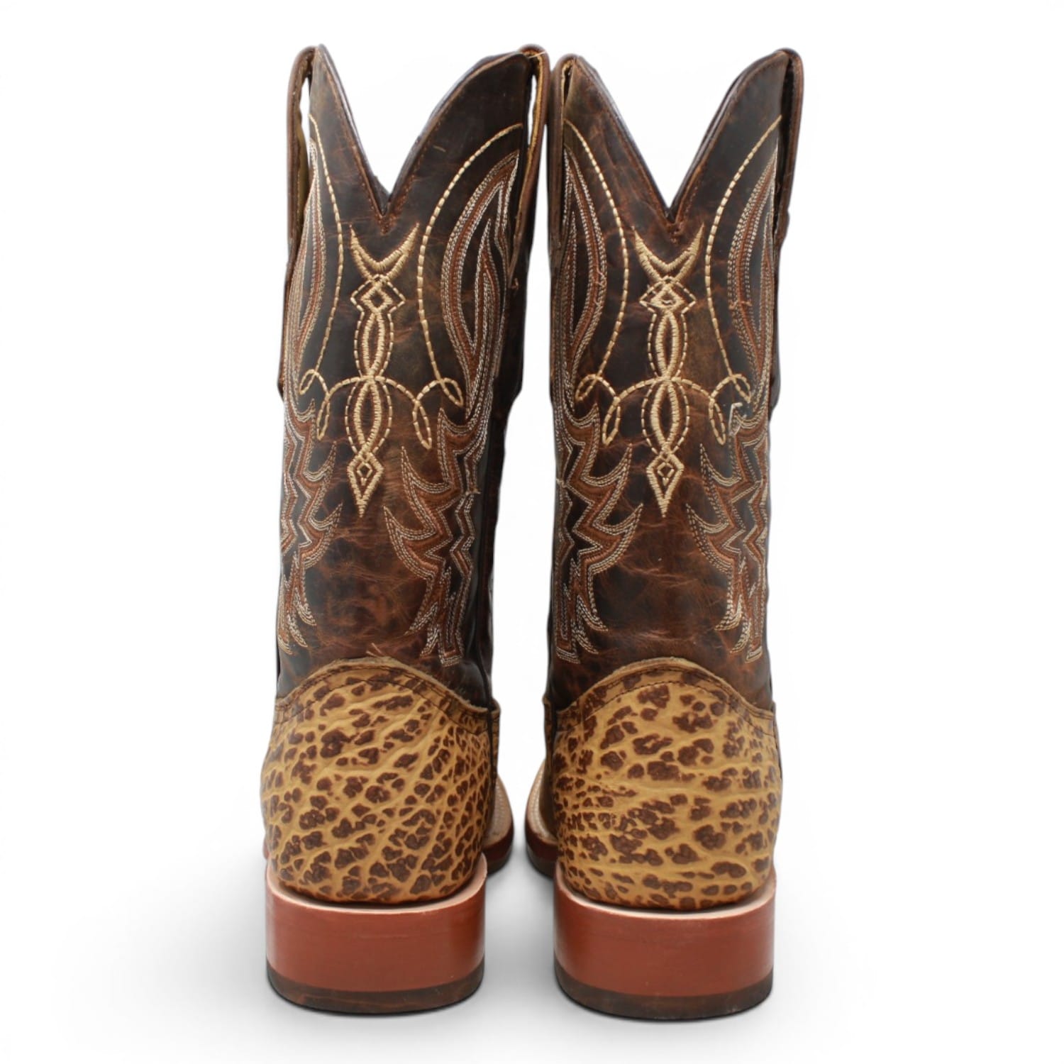 Tanner Mark Boots Boots Men's Bull Hide Leather Square Toe Boots in Honey - Tanner Mark Boots