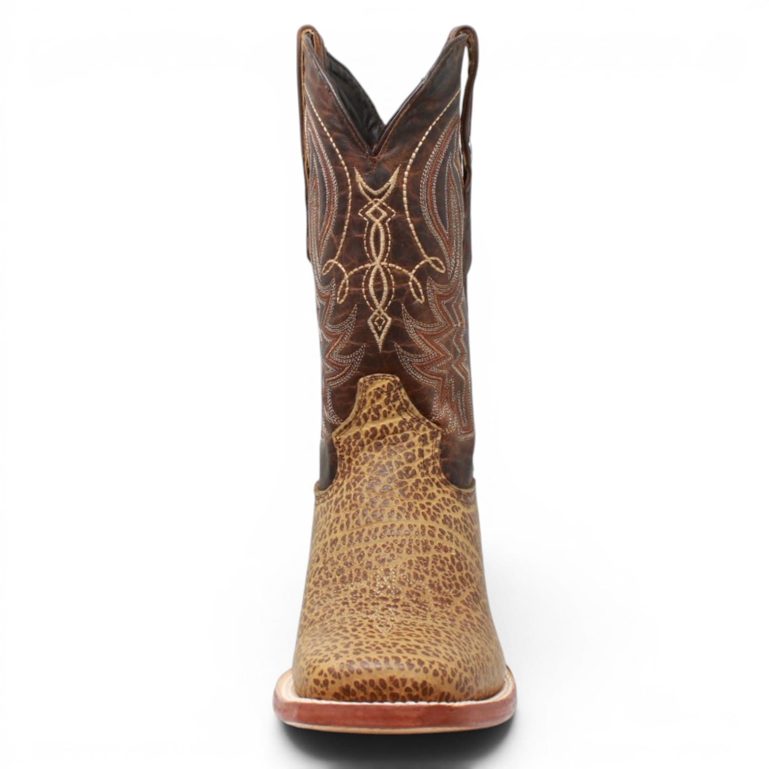 Tanner Mark Boots Boots Men's Bull Hide Leather Square Toe Boots in Honey - Tanner Mark Boots