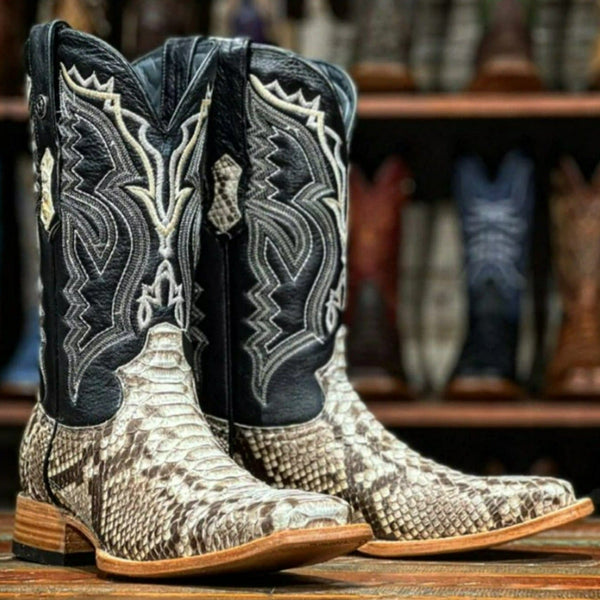 Men's Python Boots – Genuine Snakeskin Leather
