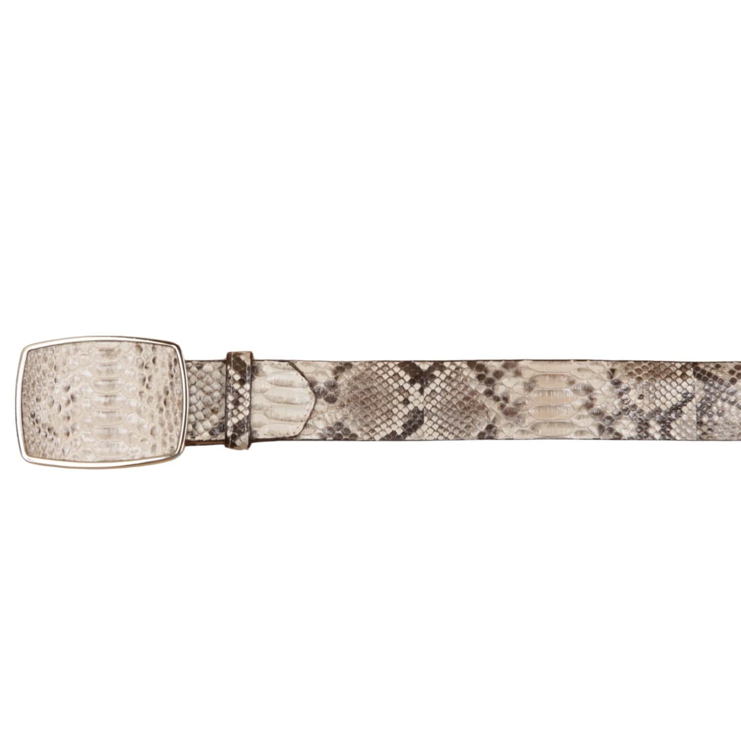 Wild West Boots Belts Men's Wild West Python Skin Cowboy Belt 2C11A5749