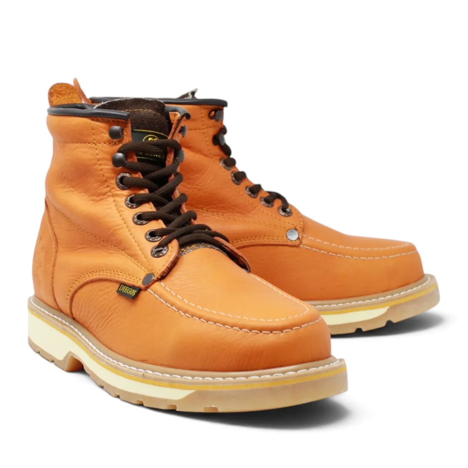 Wolverine Boots 6 / Brick Rodeo Imports Men's High-Performance Work Boots with Heavy-Duty Sole