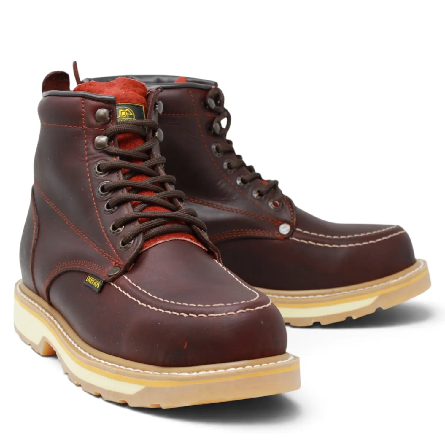 Wolverine Boots 6 / Burgundy Rodeo Imports Men's High-Performance Work Boots with Heavy-Duty Sole
