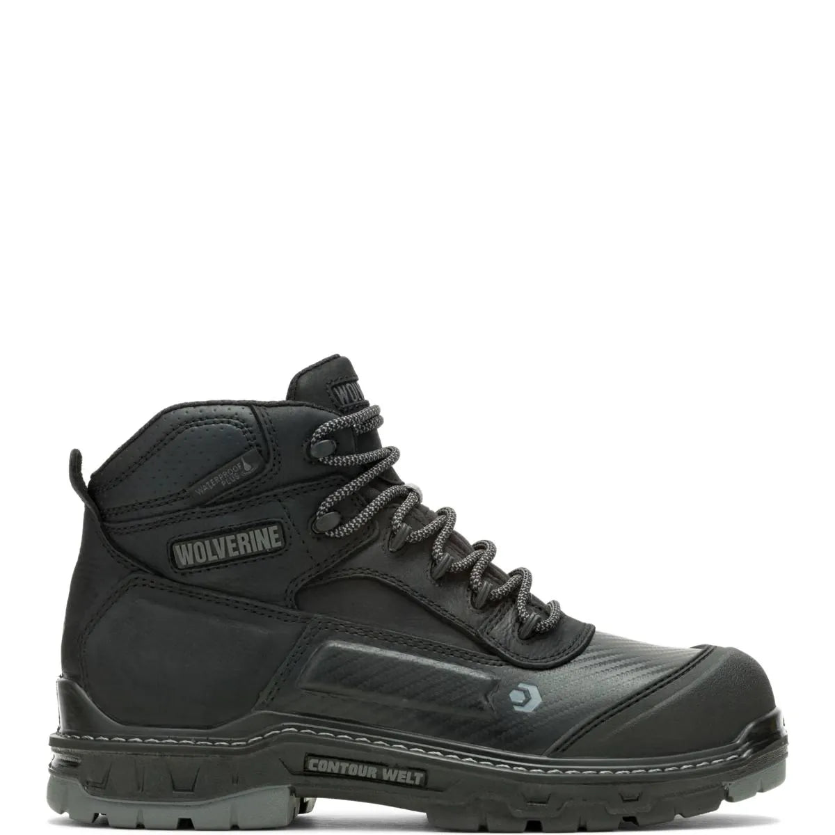 Wolverine Boots Men's Overpass CarbonMAX® 6" Boot Black Color - Wolverine