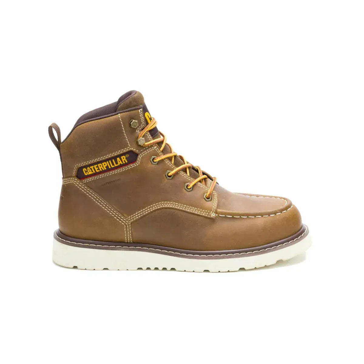 Wolverine Boots Men's Reclaimer Wedge Waterproof Steel Toe Work Boot Pyramid Color - CAT