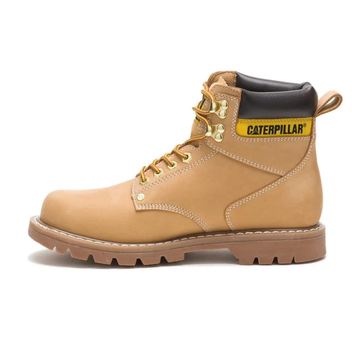 Wolverine Boots Men's Second Shift Soft Toe Work Boot Honey Color - CAT