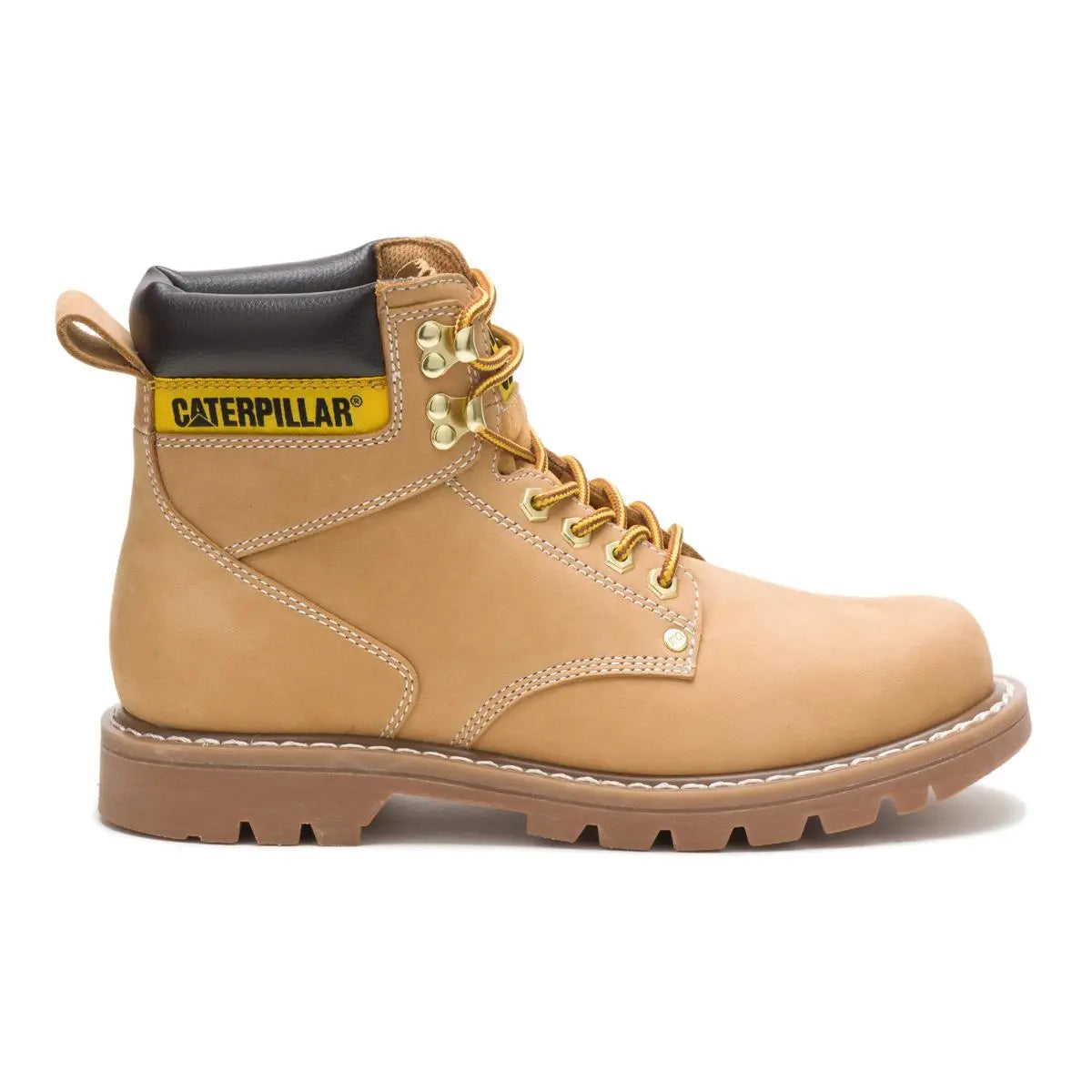 Wolverine Boots Men's Second Shift Soft Toe Work Boot Honey Color - CAT