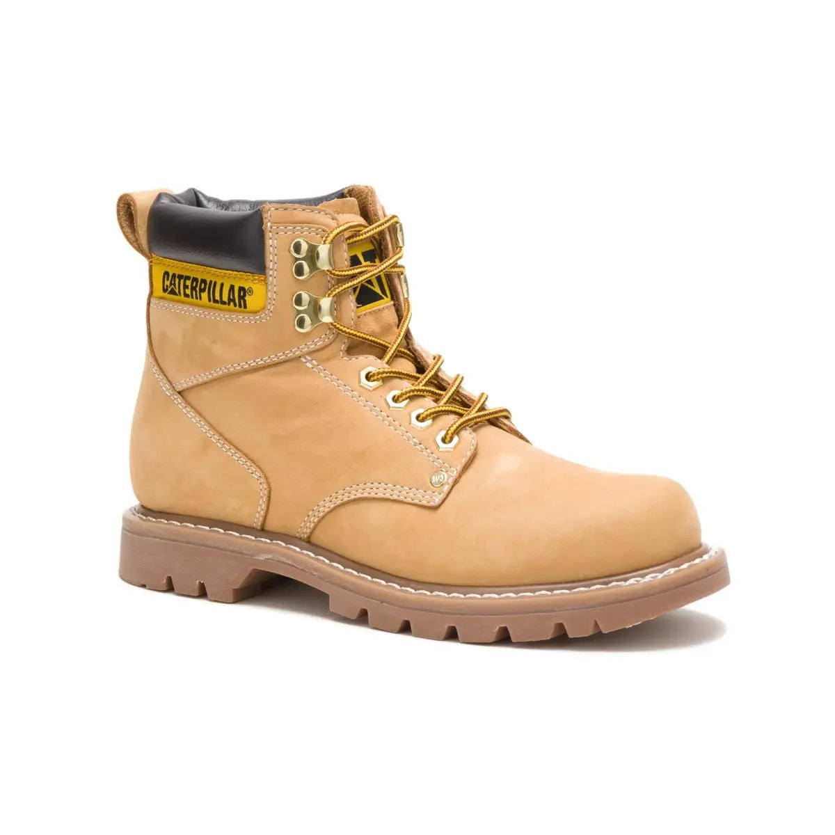 Wolverine Boots Men's Second Shift Soft Toe Work Boot Honey Color - CAT