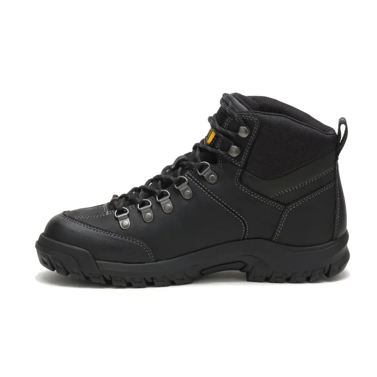 Wolverine Boots Men's Threshold Waterproof Work Boot Black Color - CAT